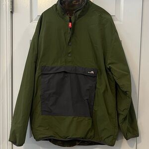 Chubbies Olive and Charcoal Windbreaker